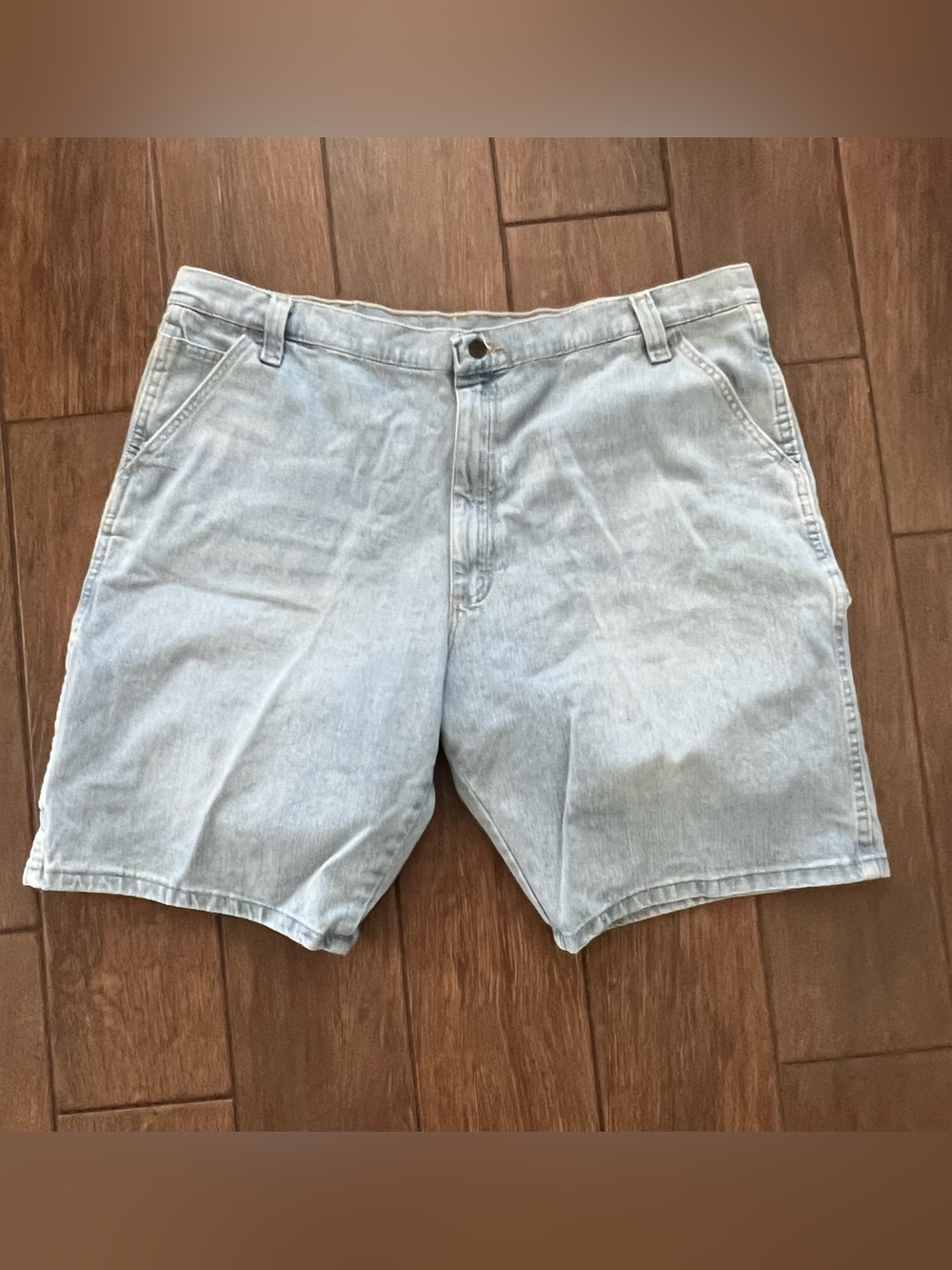 Wrangler Light Blue Men’s Denim Carpenter Shorts size 42